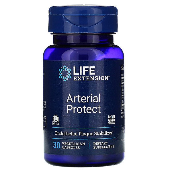 <img alt="Life Extension, Arterial Protect, 30 Vegetarian Capsules" title="Life Extension, Arterial Protect, 30 Vegetarian Capsules,737870200437"
