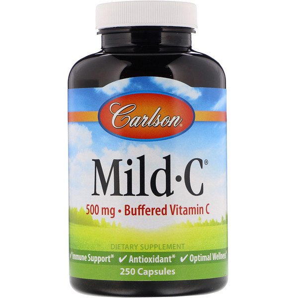 <img alt="Carlson Labs, Mild-C, 500 mg, 250 Capsules" title="Carlson Labs, Mild-C, 500 mg, 250 Capsules,088395030628"