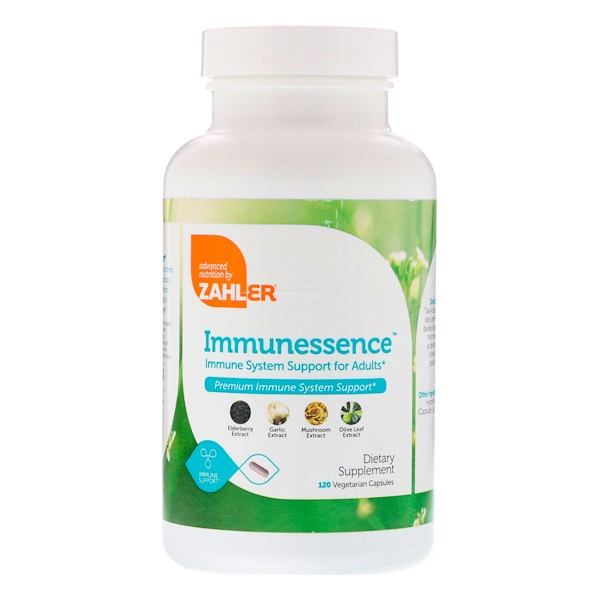 Zahler, Immunessence, Premium Immune System Support, 120 Vegetarian Capsules
