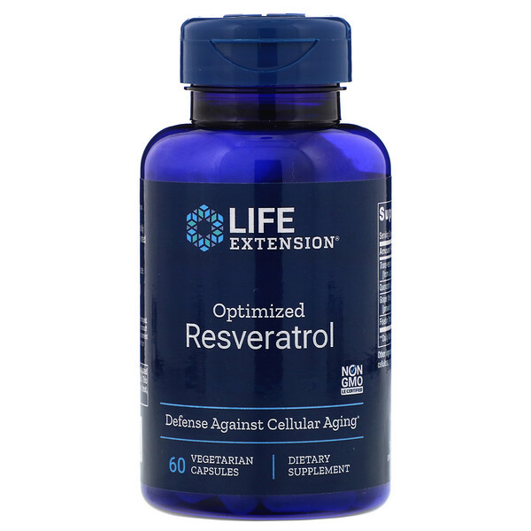 <img alt="Life Extension, Optimized Resveratrol, 60 Vegetarian Capsules" title="Life Extension, Optimized Resveratrol, 60 Vegetarian Capsules,737870223061"