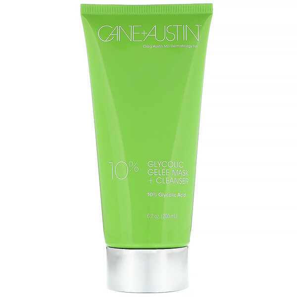 <img alt="Cane + Austin, Glycolic Gelee Mask + Cleanser, 10% Glycolic Acid, 6.7 oz (200 ml)" title="Cane + Austin, Glycolic Gelee Mask + Cleanser, 10% Glycolic Acid, 6.7 oz (200 ml),898925002427"