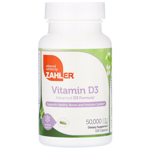 <img alt="Zahler Vitamin D3 - 50000 IU - 120 Vegetable Capsules" title="Zahler Vitamin D3 - 50000 IU - 120 Vegetable Capsules,848998080846"