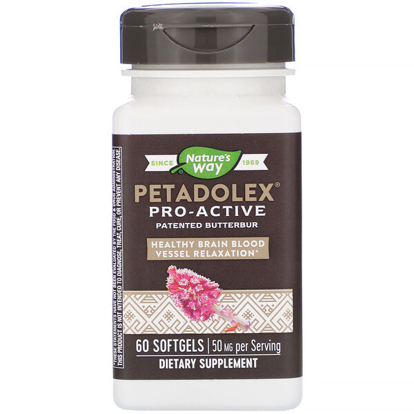 <img alt="Enzymatic Therapy, Petadolex, Pro-Active, 60 Softgels" title="Enzymatic Therapy, Petadolex, Pro-Active, 60 Softgels,763948048069"
