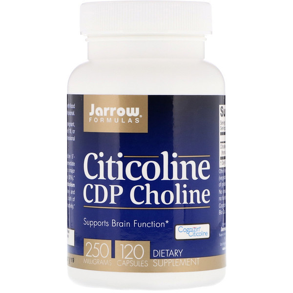 <img alt="Jarrow Formulas, Citicoline, CDP Choline, 250 mg, 120 Capsules" title="Jarrow Formulas, Citicoline, CDP Choline, 250 mg, 120 Capsules,790011180142"