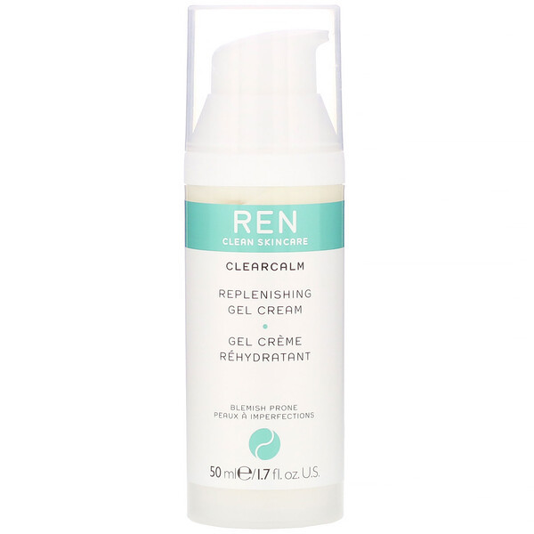 Ren Skincare, ClearCalm, Replenishing Gel Cream, 1.7 fl oz (50 ml)