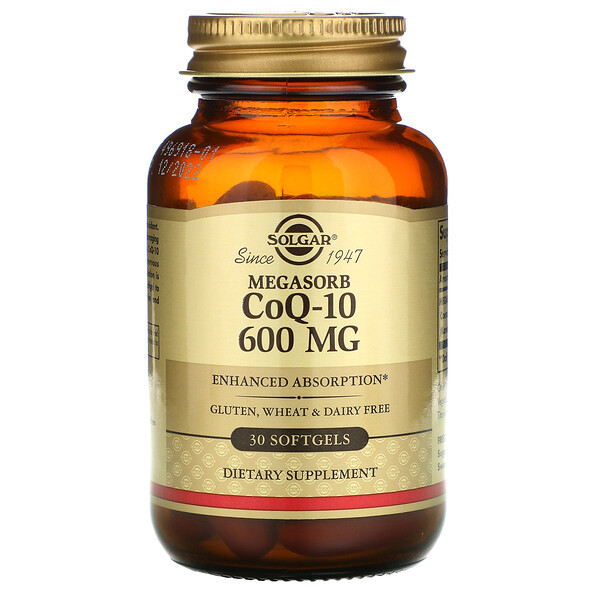 <img alt="Solgar, Megasorb CoQ-10, 600 mg, 30 Softgels" title="Solgar, Megasorb CoQ-10, 600 mg, 30 Softgels,033984009707"