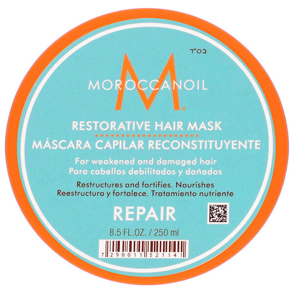 <img alt="Moroccanoil , Restorative Hair Mask, 8.5 fl oz (250 ml)" title="Moroccanoil , Restorative Hair Mask, 8.5 fl oz (250 ml),7290011521141"