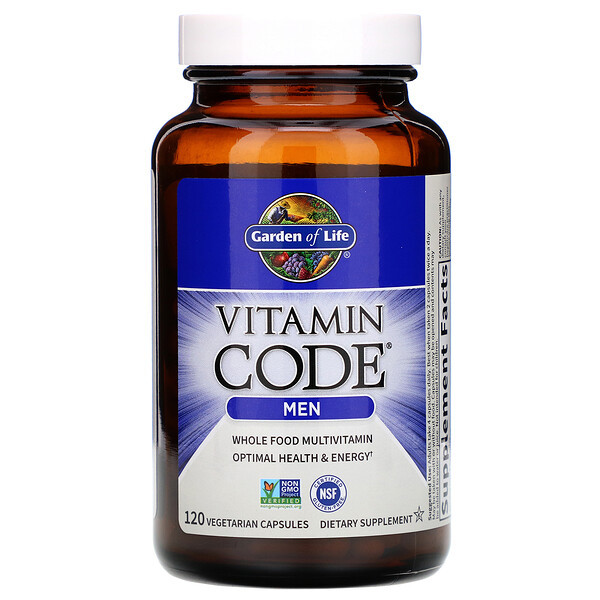 <img alt="Garden of Life, Vitamin Code, Men, 120 Vegetarian Capsules" title="Garden of Life, Vitamin Code, Men, 120 Vegetarian Capsules,658010113687"