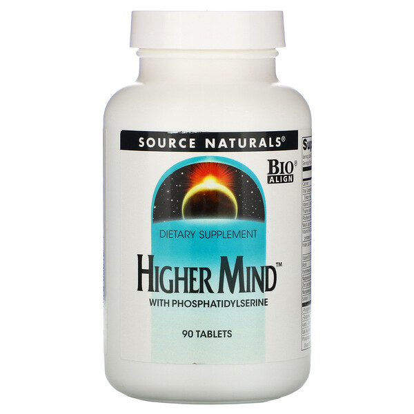 <img alt="Source Naturals, Higher Mind, 90 Tablets" title="Source Naturals, Higher Mind, 90 Tablets,021078000167"