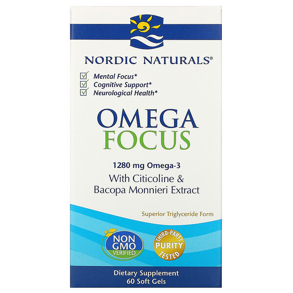 <img alt="Nordic Naturals, Omega Focus, 1280 mg, 60 Soft Gels" title="Nordic Naturals, Omega Focus, 1280 mg, 60 Soft Gels,768990018732"