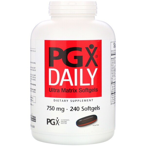 <img alt="Natural Factors, PGX Daily, Ultra Matrix Softgels, 750 mg, 240 Softgels" title="Natural Factors, PGX Daily, Ultra Matrix Softgels, 750 mg, 240 Softgels,068958357119"