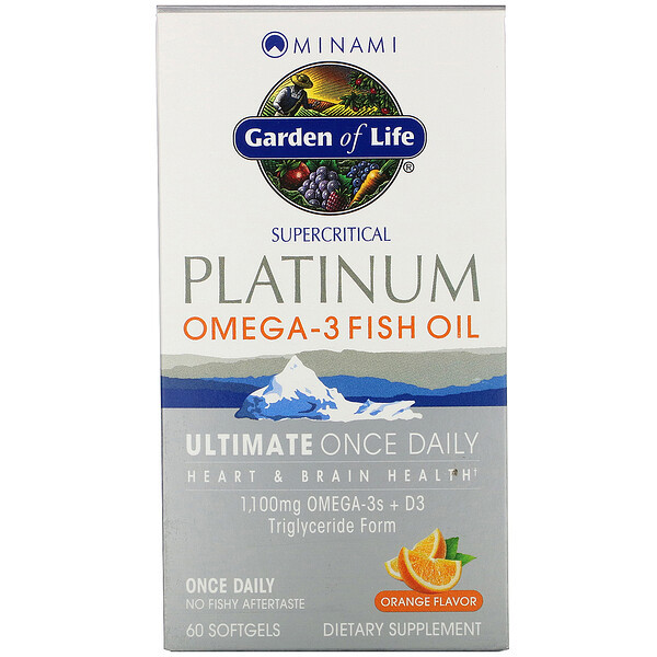 <img alt="Minami Nutrition, Platinum, Omega-3 Fish Oil, Orange Flavor, 60 Softgels" title="Minami Nutrition, Platinum, Omega-3 Fish Oil, Orange Flavor, 60 Softgels,5425018611812"