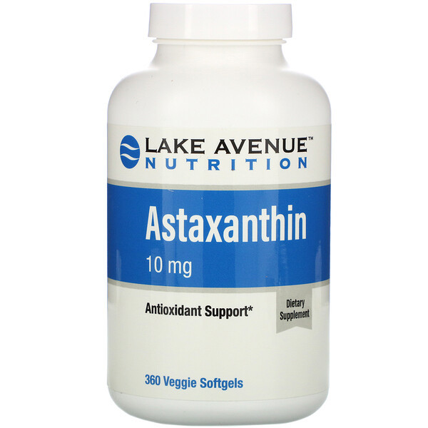 <img alt="Lake Avenue Nutrition, Astaxanthin, 10 mg, 360 Veggie Softgels" title="Lake Avenue Nutrition, Astaxanthin, 10 mg, 360 Veggie Softgels,898220015399"