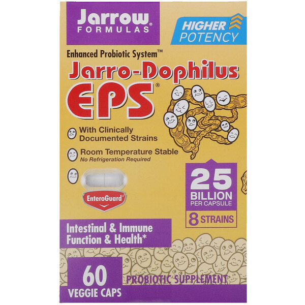 <img alt="Jarrow Formulas, Jarro-Dophilus EPS, 25 Billion, 60 Veggie Caps" title="Jarrow Formulas, Jarro-Dophilus EPS, 25 Billion, 60 Veggie Caps,790011030430"