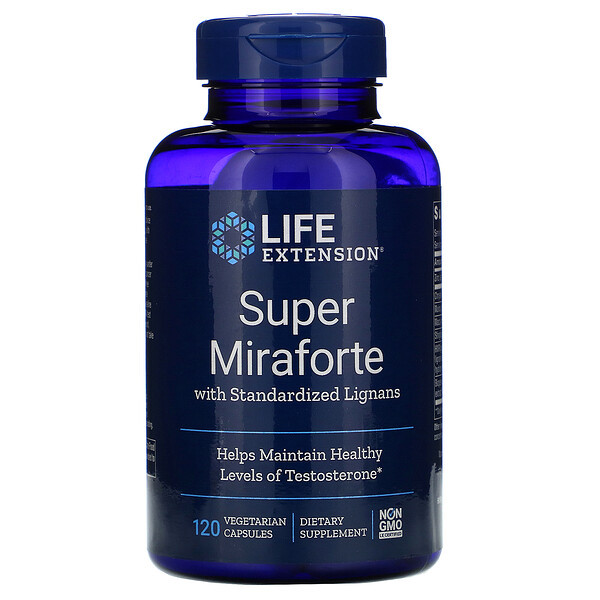 <img alt="Life Extension, Super Miraforte with Standardized Lignans, 120 Vegetarian Capsules" title="Life Extension, Super Miraforte with Standardized Lignans, 120 Vegetarian Capsules,737870194019"