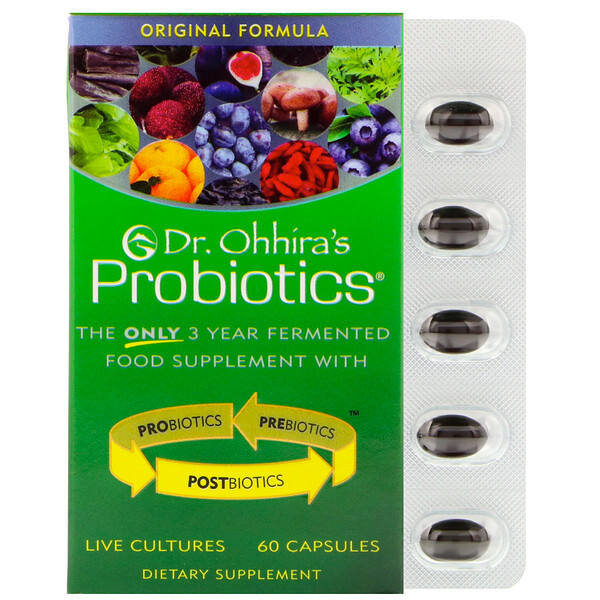 <img alt="Dr. Ohhiras, Probiotics, Original Formula, 60 Capsules" title="Dr. Ohhiras, Probiotics, Original Formula, 60 Capsules,695927121251"