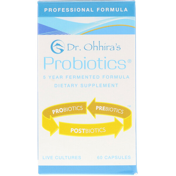<img alt="Dr. Ohhiras, Probiotics, Professional Formula, 60 Capsules" title="Dr. Ohhiras, Probiotics, Professional Formula, 60 Capsules,695927121213"