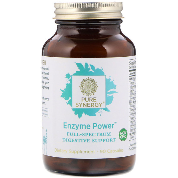 <img alt="The Synergy Company, Enzyme Power, Full-Spectrum Digestive Support, 90 Capsules" title="The Synergy Company, Enzyme Power, Full-Spectrum Digestive Support, 90 Capsules,852971004736"