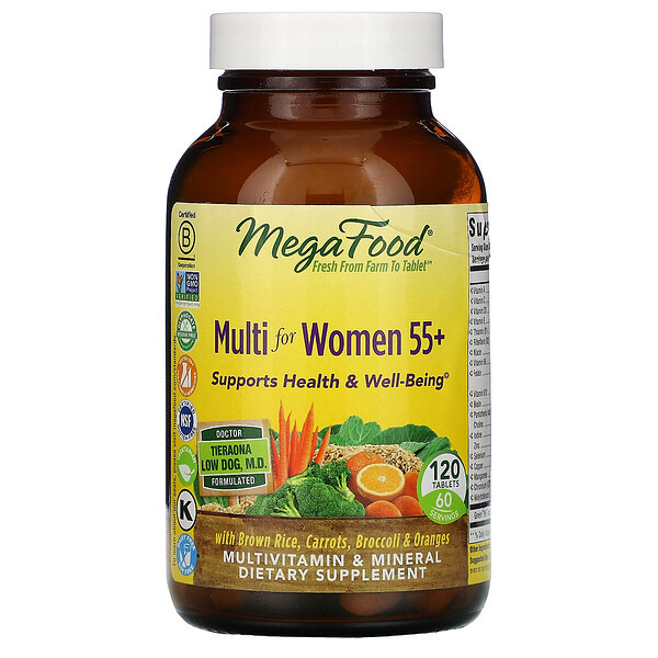<img alt="MegaFood Multi for Women 55+ - 120 Tablets" title="MegaFood Multi for Women 55+ - 120 Tablets,051494103272"