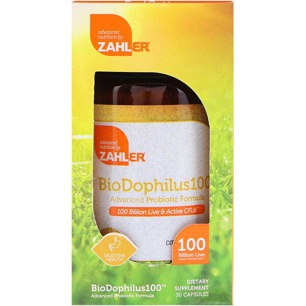 <img alt="Zahler, BioDophilus100, Advanced Probiotic Formula, 100 Billion CFU, 30 Capsules" title="Zahler, BioDophilus100, Advanced Probiotic Formula, 100 Billion CFU, 30 Capsules,848998081652"