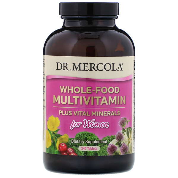 <img alt="Dr. Mercola, Whole-Food Multivitamin Plus Vital Minerals for Women, 240 Tablets" title="Dr. Mercola, Whole-Food Multivitamin Plus Vital Minerals for Women, 240 Tablets,813006019392"