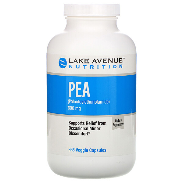 <img alt="Lake Avenue Nutrition, PEA (Palmitoylethanolamide), 600 mg, 365 Veggie Capsules" title="Lake Avenue Nutrition, PEA (Palmitoylethanolamide), 600 mg, 365 Veggie Capsules,898220015962"