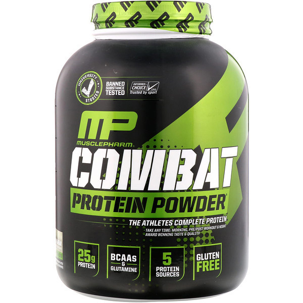 MusclePharm, Combat Protein Powder, Cookies 'N' Cream, 5 lbs (2275 g)
