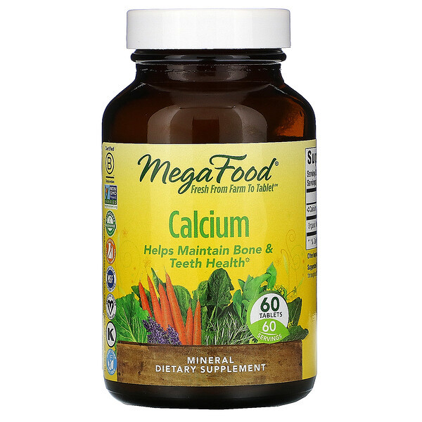 <img alt="MegaFood, Calcium, 60 Tablets" title="MegaFood, Calcium, 60 Tablets,051494101858"