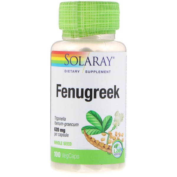 <img alt="Solaray Fenugreek -- 100 Capsules" title="Solaray Fenugreek -- 100 Capsules,076280012705"