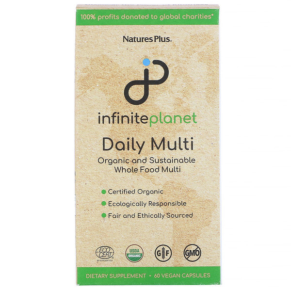 <img alt="Natures Plus Infinte Planet Daily Multi -- 60 Vegan Capsules" title="Natures Plus Infinte Planet Daily Multi -- 60 Vegan Capsules,097467030053"