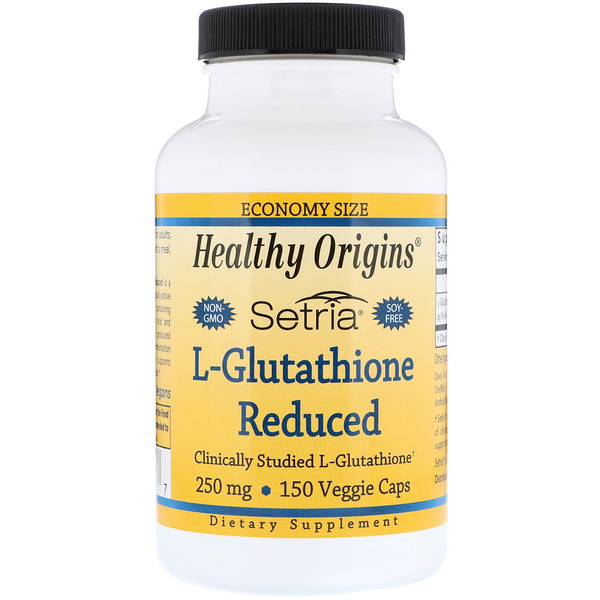 <img alt="Healthy Origins L-Glutathione Reduced -- 250 mg - 150 Capsules" title="Healthy Origins L-Glutathione Reduced -- 250 mg - 150 Capsules,603573413347"