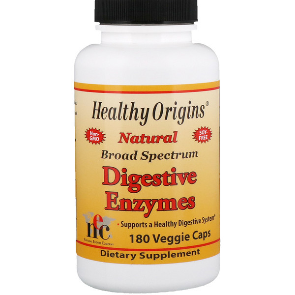 <img alt="Healthy Origins Broad Spectrum Digestive Enzymes -- 180 Veggie Capsules" title="Healthy Origins Broad Spectrum Digestive Enzymes -- 180 Veggie Capsules,603573857363"
