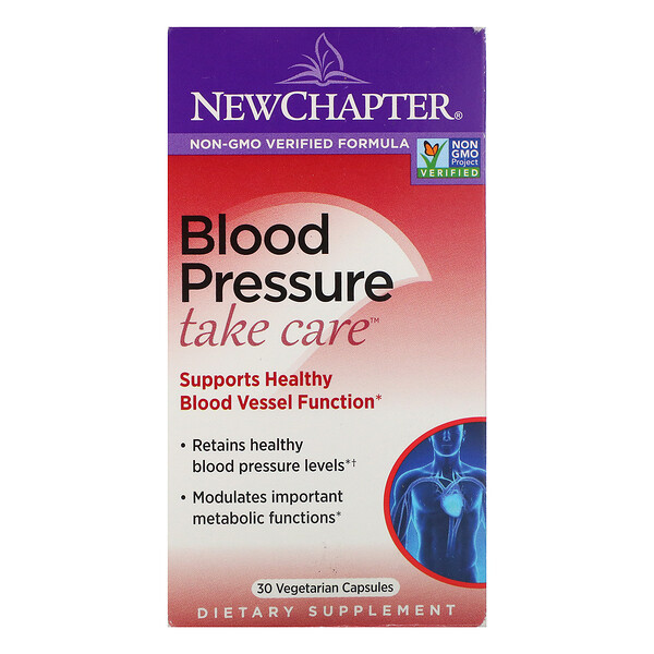 <img alt="New Chapter, Blood Pressure, Take Care, 30 Vegetarian Capsules" title="New Chapter, Blood Pressure, Take Care, 30 Vegetarian Capsules,727783004017"