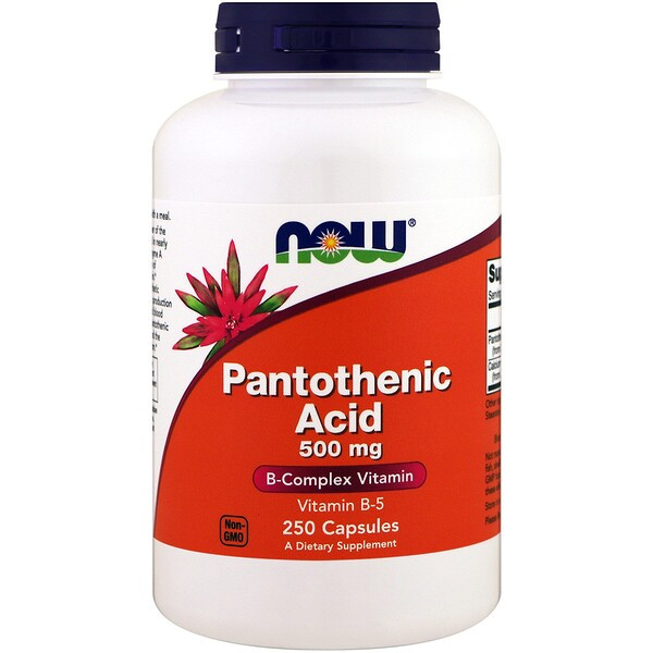 <img alt="NOW Pantothenic Acid -- 500 mg - 250 Capsules" title="NOW Pantothenic Acid -- 500 mg - 250 Capsules,733739004888"