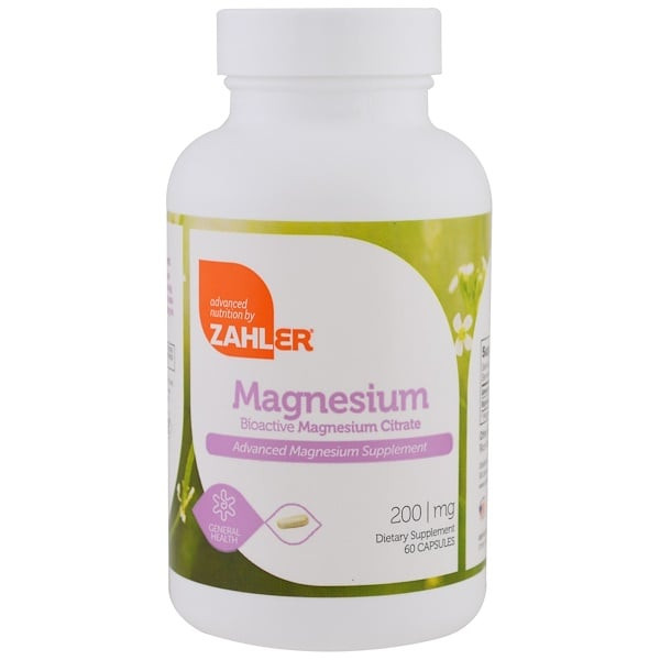 <img alt="Zahler Magnesium -- 200 mg - 60 Capsules" title="Zahler Magnesium -- 200 mg - 60 Capsules,848998081263"