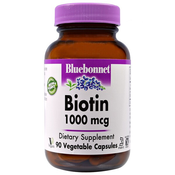 <img alt="Bluebonnet Nutrition Biotin -- 1000 mcg - 90 Vegetable Capsules" title="Bluebonnet Nutrition Biotin -- 1000 mcg - 90 Vegetable Capsules,743715004467"