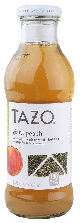Tazo, Green Tea,  Giant Peach - 13.8 fl oz