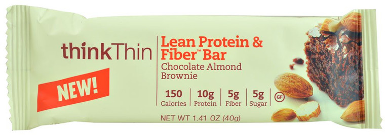 Think Products, ThinkThin Lean Protein & Fiber Bar,  Chocolate Almond Brownie - 1.41 oz
