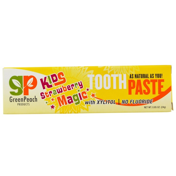 GreenPeach, Kids Strawberry Magic Toothpaste, 0.85 oz (24 g)