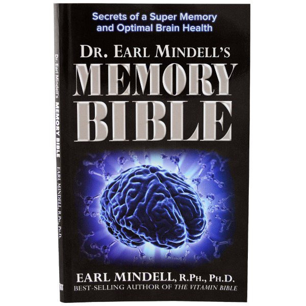 Now Foods, Memory Bible, By Dr. Earl Mindell, Paper Back, 88 Pages