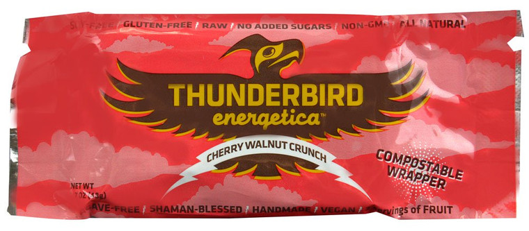 Thunderbird Energetica, Energy Bar,  Cherry Walnut Crunch - 1.7 oz