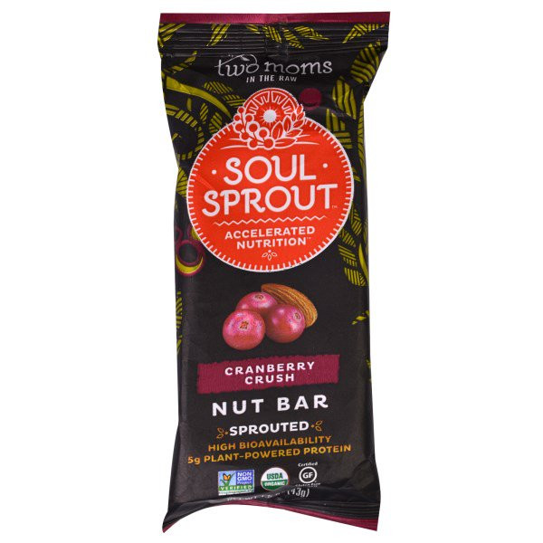 Two Moms in the Raw, Soul Sprout, Nut Bar, Cranberry Crush, 1.5 oz (43 g)