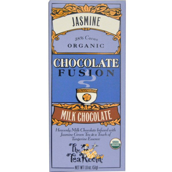 The Tea Room, Chocolate Fusion, Milk Chocolate, Jasmine, 1.8 oz (51 g)