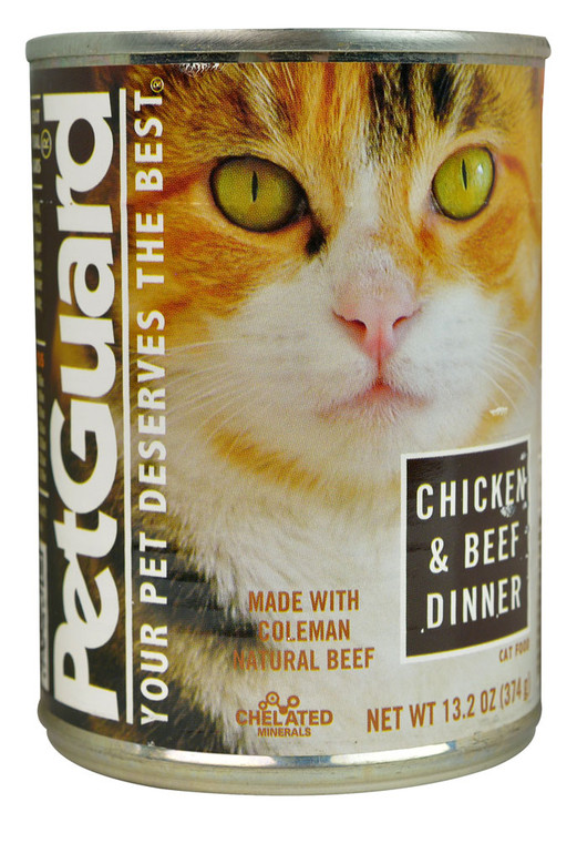 PetGuard, Canned Cat Food,  Chicken & Beef Dinner - 13.2 oz