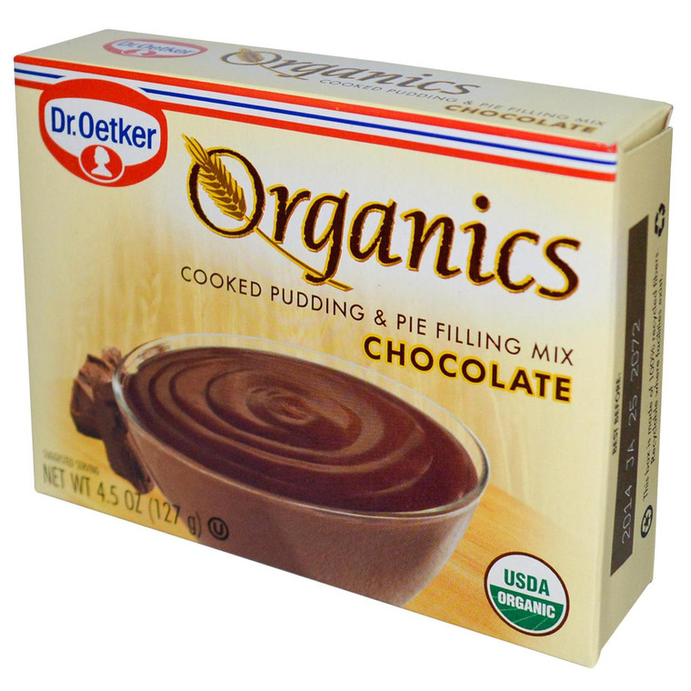 European Gourmet Bakery, Organics, Cooked Pudding & Pie Filling Mix, Chocolate, 3.5 oz (99 g)