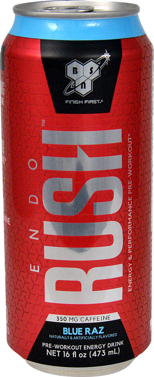 BSN Endorush Carbonated RTD Blue Raz - 16 fl oz