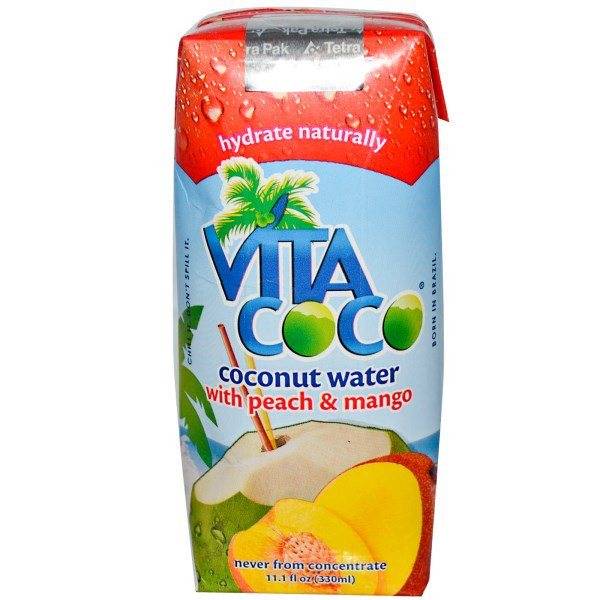 Vita Coco, Coconut Water with Peach & Mango, 11.1 fl oz (330 ml)