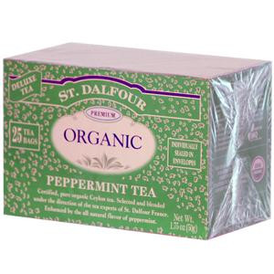 St. Dalfour, Peppermint Tea, 25 Tea Bags, 1.75 oz (50 g)
