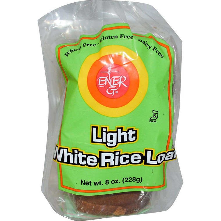 3 PACK of Ener-G Light White Rice Loaf Gluten Free -- 8 oz