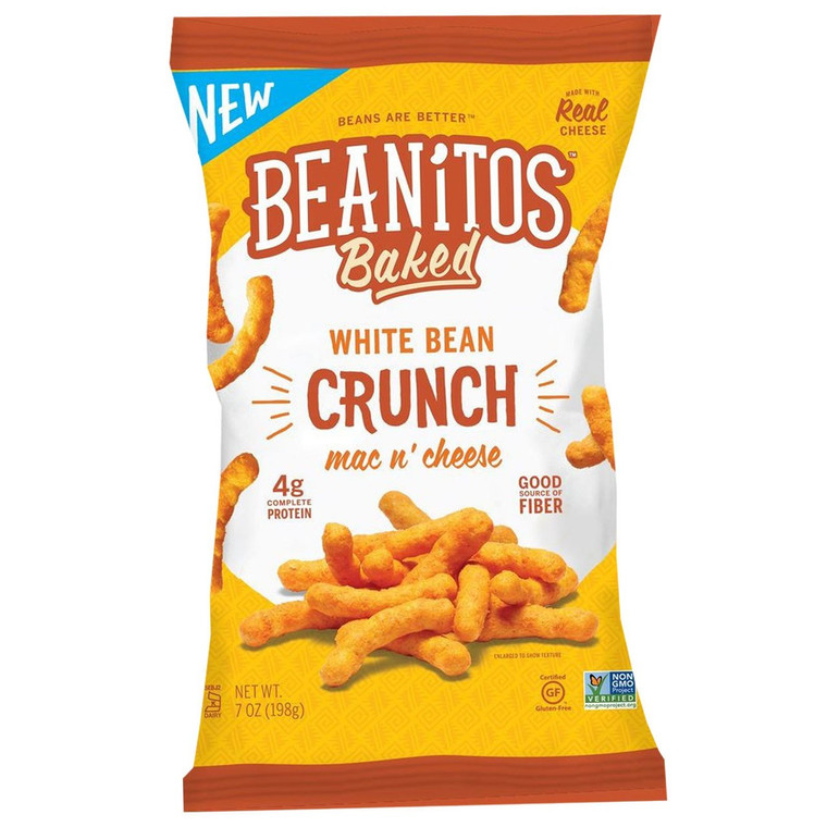 Beanitos, White Bean Crunch, Mac n Cheese, 7 oz (198 g)